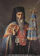 Nicolae Grigorescu The Metropolitan Bishop Sofronie Miclescu oil on canvas